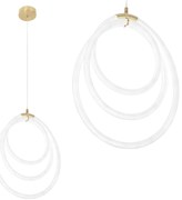 LAMPA WISZĄCA LED G016-CP ZŁOTA