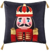 Poduszka świąteczna Dziadek do orzechów, 40 x 40 cm