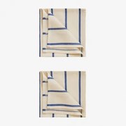 Zestaw 2 Serwetek Bawełnianych Gracilis Niebieski Ken - Sklum