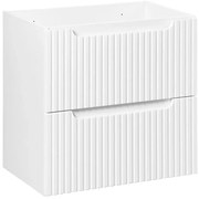 Biała szafka pod umywalkę z szufladami 60 cm T3-E30