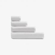 Ręcznik Z Bawełny Nerolit Biała & Ręcznik Do Twarzy (30 X 50 Cm) - Sklum