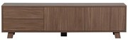 Naturalna szafka pod TV w dekorze orzecha 160x42 cm Seppe – WOOOD