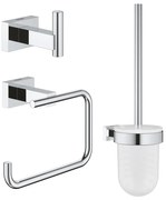 GROHE 40757001 - Zestaw akcesoriów ESSENTIALS CUBE chrom błyszczący