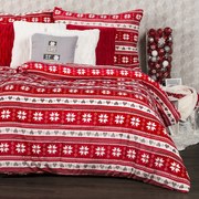 4Home Świąteczna pościel mikroflanela Sen zimowy, 140 x 200 cm, 70 x 90 cm