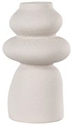 Kremowy kamionkowy wazon (wysokość 26,5 cm) – House Nordic