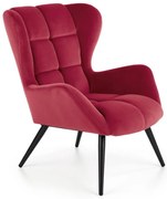 Fotel CHATEU ciemnoczerwony