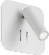 Redo 01-1491 - Kinkiet LED QUDA LED/6W/230V + LED/3W CRI 90 biały