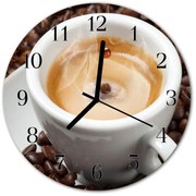 Zegar ścienny okrągły Kubek do kawy