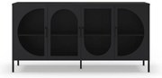 Czarna komoda 160x90 cm Tayra – Marckeric