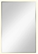 Srebrne prostokątne lustro led 60x90 cm K6-C46