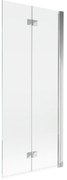 Mexen Mist parawan nawannowy 2-skrzydłowy prawy 80 x 150 cm, transparent, chrom - 8A9-080-002-01-00-P