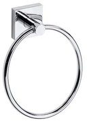 Srebrny uchwyt na ręczniki 16,8x18,8 cm