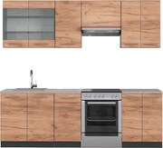 Aneks kuchenny złoty dąb power/antracyt 240x60x81.6 fame-line