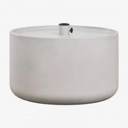 Podstawa Parasola Z Wbudowanym Okrągłym Stołem Ø60 Cm Z Cementu Darwys Sand Grey - Sklum