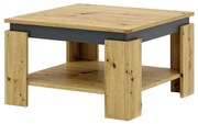 Stolik kawowy OLAF dąb artisan/antracyt