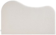 Zagłówek 140 cm - Tkanina z bukli - Biały - VORIOTA