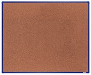 Tablica korkowa BoardOK w ramie aluminiowej, 1500 x 1200 mm, niebieska rama