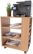 Szafka na drukarkę na kółkach olcha W1-W82