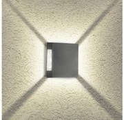 Brilagi - LED zewnętrzny kinkiet QUADRAY LED/4W/230V antracyt IP65