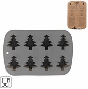 Forma silikonowa do pieczenia Choinki, szara