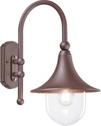 Ideal Lux - Zewnętrzna lampa ścienna CIMA 1xE27/52W/230V IP43 brązowa
