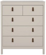 Szarobeżowa komoda 82x99x38 cm Madrid – Tvilum