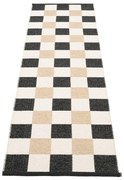 Czarno-kremowy chodnik odpowiedni na zewnątrz 70x240 cm Pix Black Vanilla – Pappelina