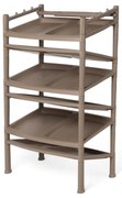 Szafka na buty 6 półek Brown 52 x 34 x 91 cm