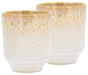 Kremowe kamionkowe kubki na espresso zestaw 2 szt. 80 ml Styles – Villa Collection