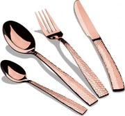 Komplet złotych sztućców w stylu glamour N9-G04