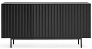 Czarna niska komoda 159x80 cm Sierra – Teulat