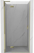 Mexen Mist-H L drzwi prysznicowe uchylne lewe 70 cm, transparent, złote - 8A5L-070-000-50-00-L