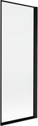 Mexen Mist parawan nawannowy 1-skrzydłowy prawy 70 x 150 cm, czarna ramka, czarny - 8A9-070-001-70-70-P