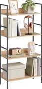 Regał na książki, dokumenty 4 półki - sonoma - LLS174B11