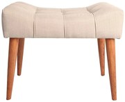 Pufa LUMI 40x58 cm kremowa