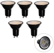 Zestaw 5 ściemnialnych żarówek LED GU10 50mm Honey Rate 6W 400 lm 3000K