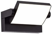 LED zewnętrzna lampa ścienna LED/17W/230V 3000K IP65 czarna