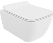 Mexen Margo miska wc Rimless z deską wolnoopadającą slim, duroplast, biała połysk - 30420800