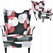 Fotel uszak skandynawski Ari Print Family Meble