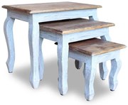 Zestaw trzech stolików drewnianych G2-E79