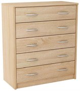 Skandynawska komoda dąb sonoma E8-N04