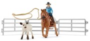 Schleich 42577 Kowbojska zabawa z lassem, 15 x 19 x 8 cm