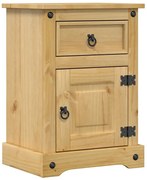 Skandynawska szafka nocna z drzwiczkami i szufladą Z2-Z57