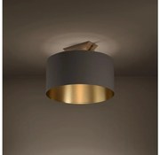 Eglo 390335 - Lampa sufitowa SANTANDRIA 1xE27/40W/230V brązowa/złota