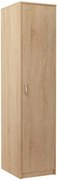 Wąska szafa z pojedynczymi drzwiczkami dąb sonoma B2-W70