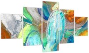 Obraz - Kolorowa abstrakcja (125x70 cm)