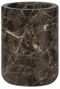 Brązowy marmurowy kubek na szczoteczki do zębów Marble – Mette Ditmer Denmark