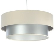 Lampa wisząca DOUBLE CREAM 40 kremowa/srebrna BPS KONCEPT