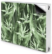 Maskownica na kaloryfer Ciemne liście