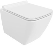 Mexen Vega miska wc Rimless z deską wolnoopadającą slim, duroplast, biała połysk - 30654000